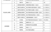 电子商务专业选修课程
