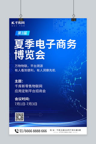 电子商务专业海报设计图
